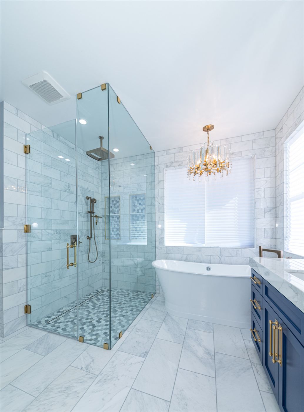 Calabasas master bathroom renovation — modern elegance with classic luxury, by ARKO Remodeling