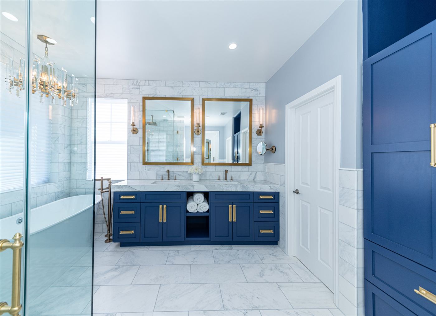 Calabasas master bathroom renovation — modern elegance with classic luxury, by ARKO Remodeling
