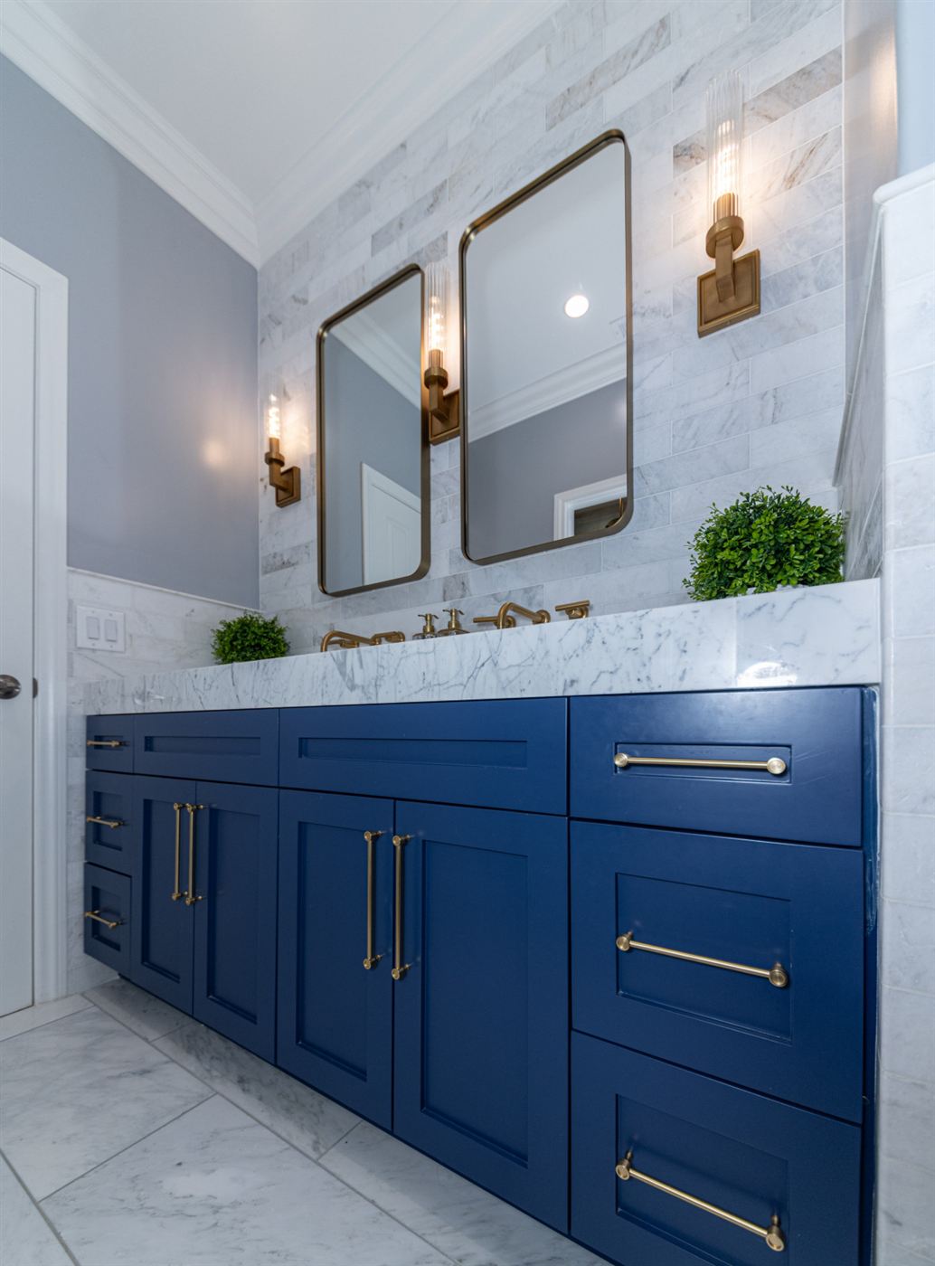 Calabasas master bathroom renovation — modern elegance with classic luxury, by ARKO Remodeling