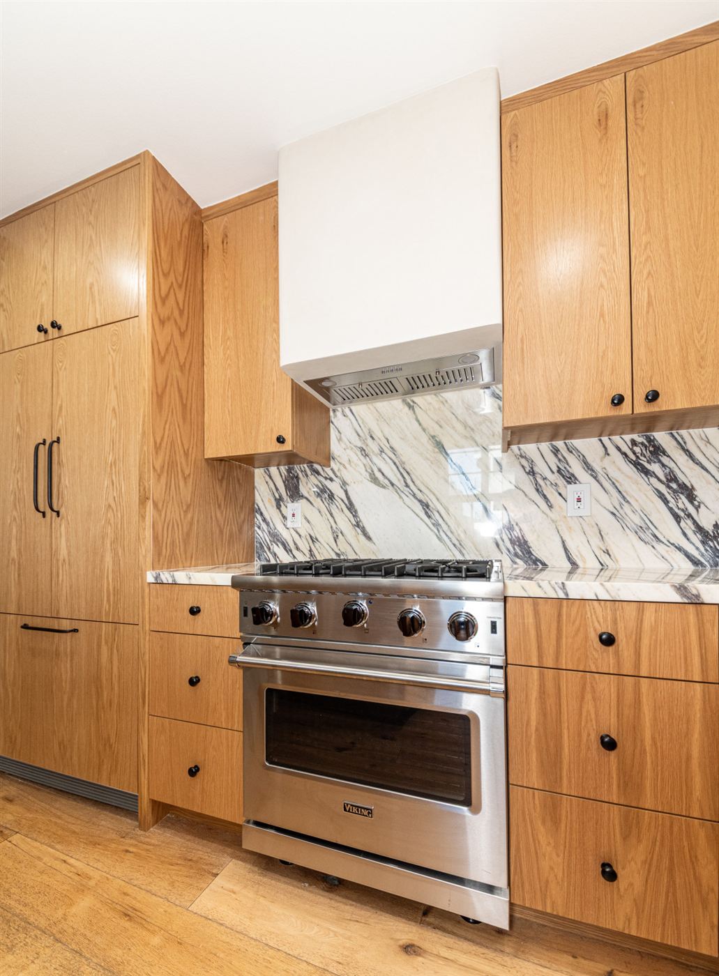 Marina del Rey kitchen remodel — warm wood cabinetry with clean modern lines, by ARKO Remodeling