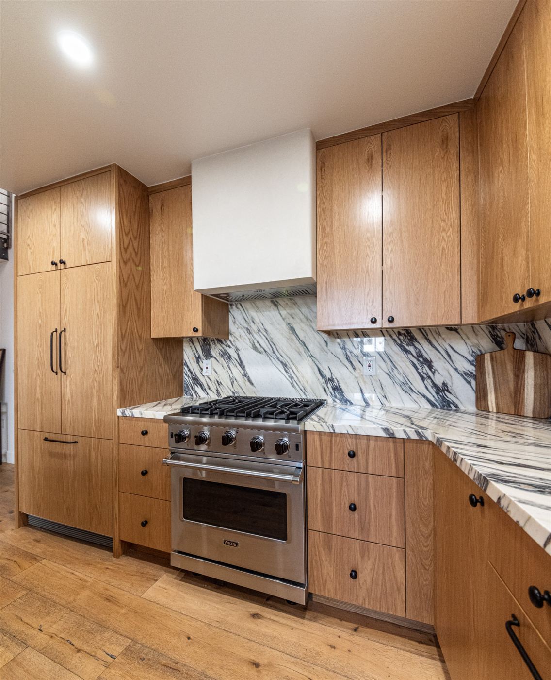 Marina del Rey kitchen remodel — warm wood cabinetry with clean modern lines, by ARKO Remodeling